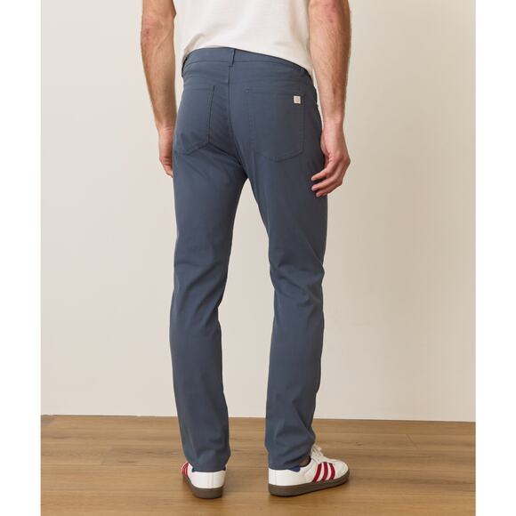 Marine Layer Men's 5 Pocket Breeze Slim Fit Pant Ombre Blue Size 30/32 - Picture 4 of 8